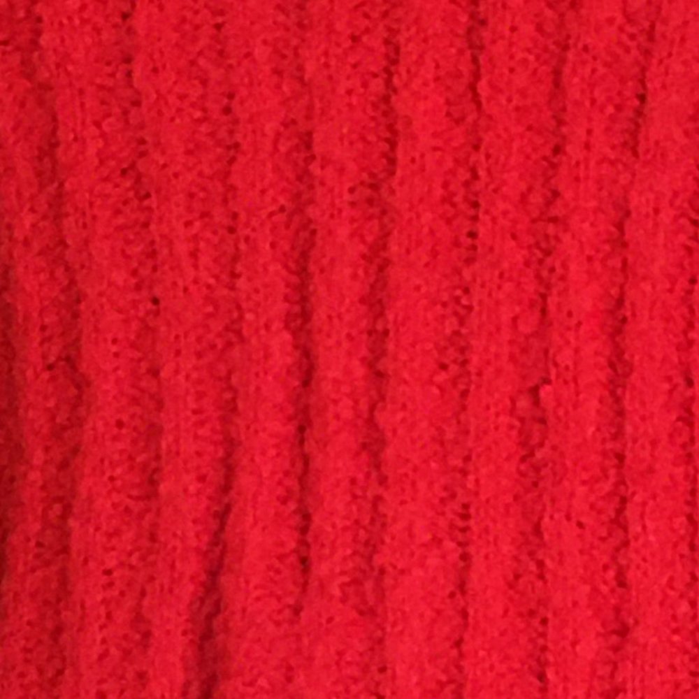 CAROLE LITTLE SPORT Vintage 90's Red Cozy Crew Neck Sweater - Picture 5 of 8